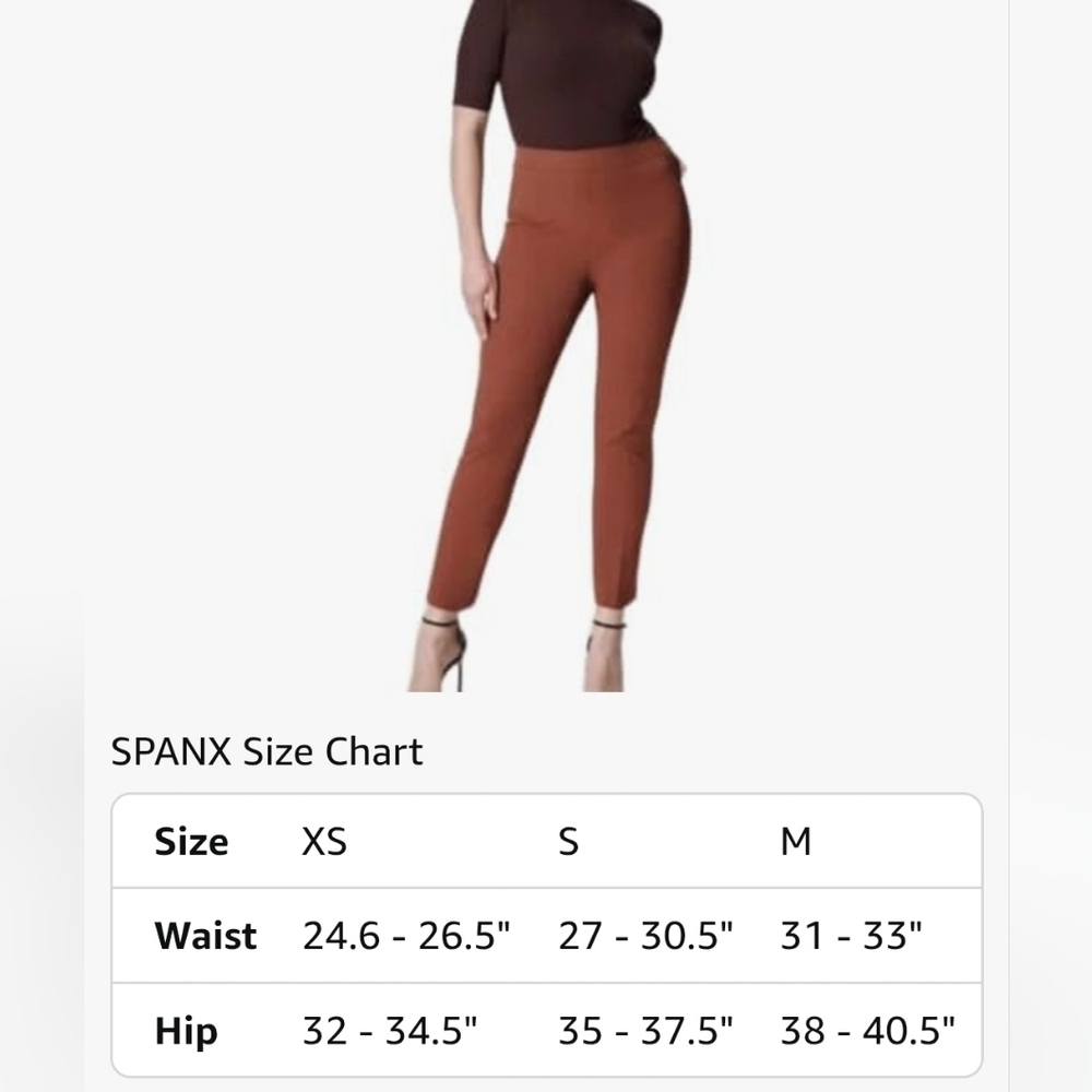 SPANX Women's Rust Ankle Pants